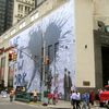 Photos: Mr. Brainwash Creates Massive 9/11 Mural Across From WTC